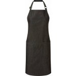Premier Workwear Fairtrade organická keprová ástěra s laclem a dvěmi kapsami Černá PW113 – Hledejceny.cz