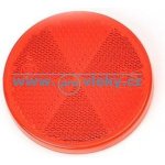 WAS Odrazka FI61 kulatá 61mm červená samolepící – Sleviste.cz