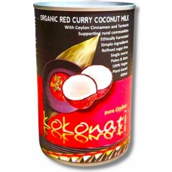 Ceylon Kokonati Bio kokosová omáčka červené kari 400 ml