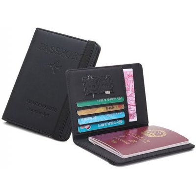 Lifestyle Pouzdro na pas RFID Travel wallet Černý – Zbozi.Blesk.cz