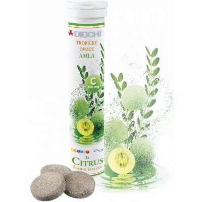 Diochi Citrus Amla šumivé tablety s Vitamínem C 20 tablet – Hledejceny.cz