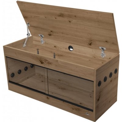 Diversa dřevěné terárium dub artisan 80 x 50 x 62 cm – Zboží Mobilmania