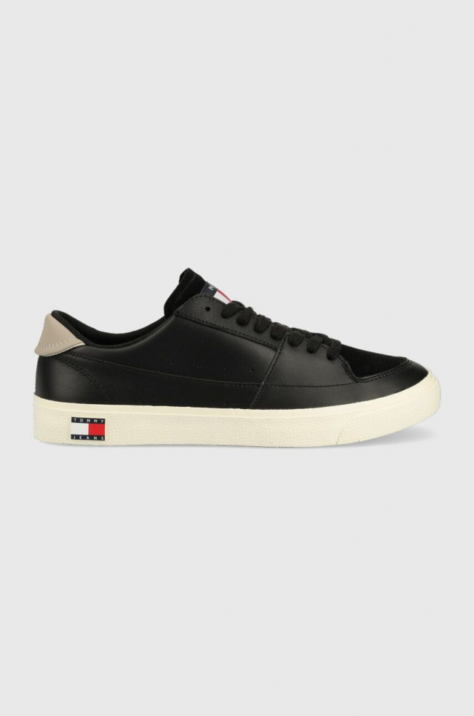 Tommy Jeans VULCANIZED ESS pánské černá EM0EM01106