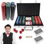 TFY No.9554 Poker set v kufru s 300 ks žetonů – Zboží Dáma