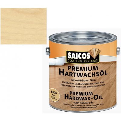 Saicos premium tvrdý voskový olej 2,5 l bezbarvý mat