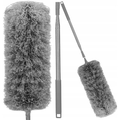 Springos Teleskopická prachovka šedá nerezová ocel – Zboží Dáma