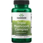 Swanson Triple Mushroom Complex Extract 60 kapslí – Hledejceny.cz