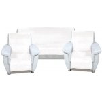 Kvalitex Micro 3+1+1 smetanový 1x 150 x 200 cm + 2x 65 x 150 cm – Zboží Dáma