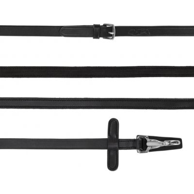 QHP Otěže protiskluzové černé – Zboží Dáma