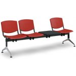 Euroseat plastová lavice do čekáren Smile, 3-sedák + stolek – Zbozi.Blesk.cz