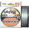 Rybářské lanko YGK Pletená Šňůra X-Braid Super Ultra Max WX8 150m Multicolor PE0,6 0,132mm 5,6kg