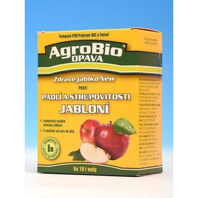 AgroBio PROTI Padlí a strupovitosti jabloní 2x10 g + 3x8 g