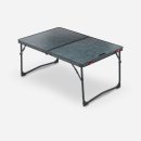 QUECHUA Kempingový nízký skládací stolek MH 100 modrá / šedá