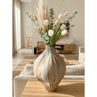 Prémiová umělecká keramická váza z porcelánu 43 cm - Harmony – Hledejceny.cz