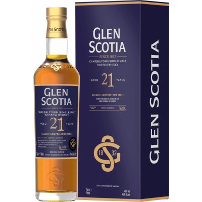 Glen Scotia 21y Single Malt Whisky 46% 0,7 l (karton) – Hledejceny.cz