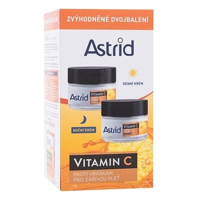 Astrid Vitamin C Duo Set : denní pleťový krém Vitamin C Day Cream 50 ml + noční pleťový krém Vitamin C Night Cream 50 ml