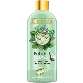 Bielenda Botanical Clays detoxikační micelární voda s jílem 500 ml