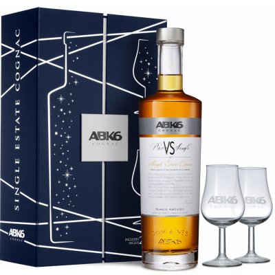 ABK6 VS Single Estate Cognac 40% 0,7 l (dárkové balení 2 sklenice) – Zboží Mobilmania