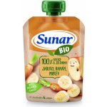 Sunar Bio kapsička Jablko banán mrkev 4m+ 100 g – Zboží Dáma