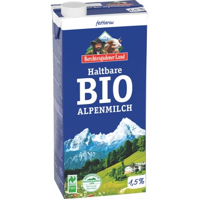 BGL Bio Trvanlivé alpské polotučné mléko 1 l – Zboží Dáma