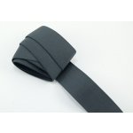 Barevná pruženka - tmavě šedá - šířka 2,5 cm – Zboží Mobilmania