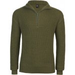 Brandit svetr Marine Pullover Troyer olivová – Hledejceny.cz
