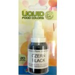 Airbrush barva tekutá Food Colours Black Černá 20 ml – Sleviste.cz