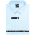 AMJ pánská košile dlouhý rukáv prodloužená slim fit Style VDPS 003 – Zboží Dáma
