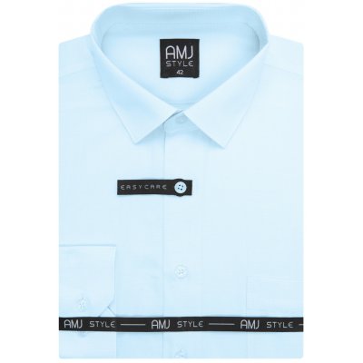 AMJ pánská košile dlouhý rukáv prodloužená slim fit Style VDPS 003 – Zboží Dáma
