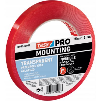 Tesa Oboustranná lepicí páska 12 mm x 25 m – Zboží Dáma