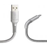 SBS TECABLELIGUNB1W Unbreakable z kevlaru USB - Lightning, 1m, šedý – Zbozi.Blesk.cz