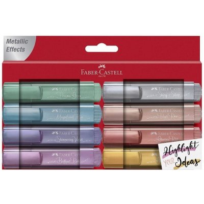 Faber-Castell 46 Metallic sada 8 ks 154689