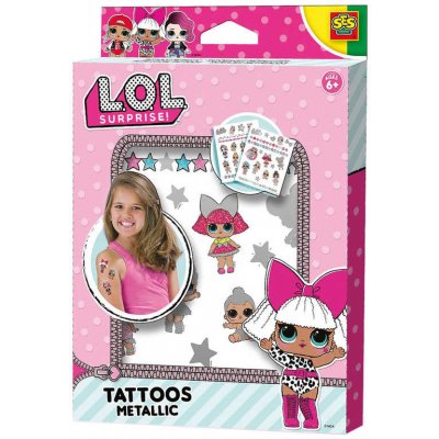 SES CREATIVE L.O.L. Surprise Dětské metalické tetování holčičí