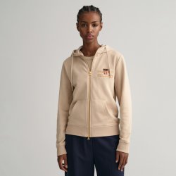 Gant ARCHIVE SHIELD FULL ZIP HOODIE žlutá