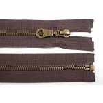 Staromosazný zip No 5 délka 60 cm bundový Varianta: 304 hnědá čokoládová, Balení: 1 ks – Hledejceny.cz