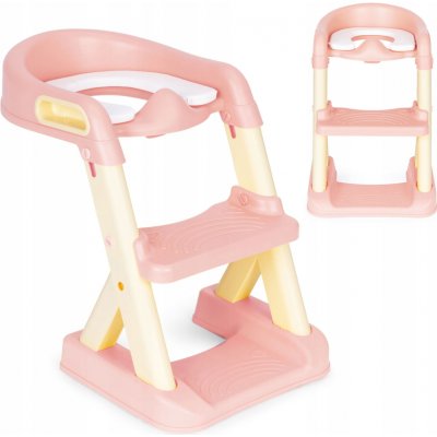 Ecotoys WC sedátko se schůdky růžové – Hledejceny.cz