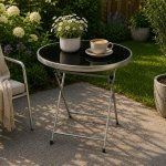 Aga Zahradní stůl MR6177-Gray 70x60 cm – Hledejceny.cz