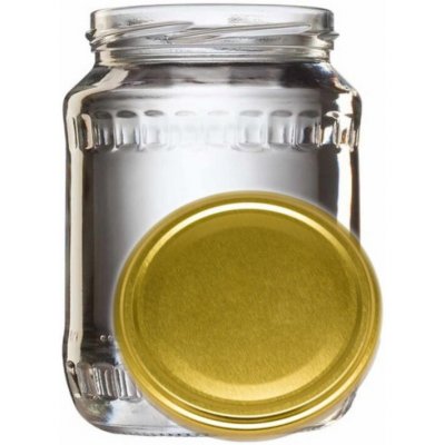 Skloobaly Sklenice Facette se zlatým víčkem 740 ks x 720ml – Zboží Dáma