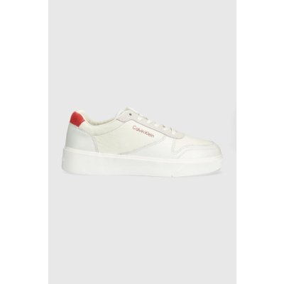 Calvin Klein Low top lace UP BSKT bílé HM0HM01402 – Zboží Mobilmania