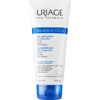 Uriage Bariéderm čistící gel s obsahem mědi a zinku 200 ml – Zboží Dáma