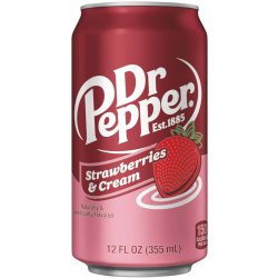 Dr Pepper Strawberries & Cream USA 355 ml