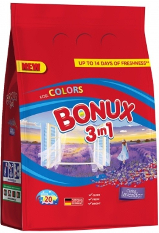 Bonux Color Lavender 20 PD 1,5 kg