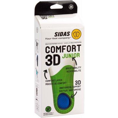 Sidas COMFORT D JUNIOR Dětské vložky do bot modrá – Hledejceny.cz