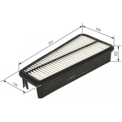 Vzduchový filtr BOSCH F 026 400 302 – Hledejceny.cz