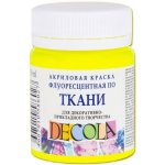 Decola Barva na textil 50 ml Žlutá Fluorescenční – Zboží Dáma