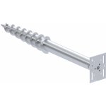 Zemní šroub/zemní vrut - stavební - žárový pozink, 1000mm – Hledejceny.cz