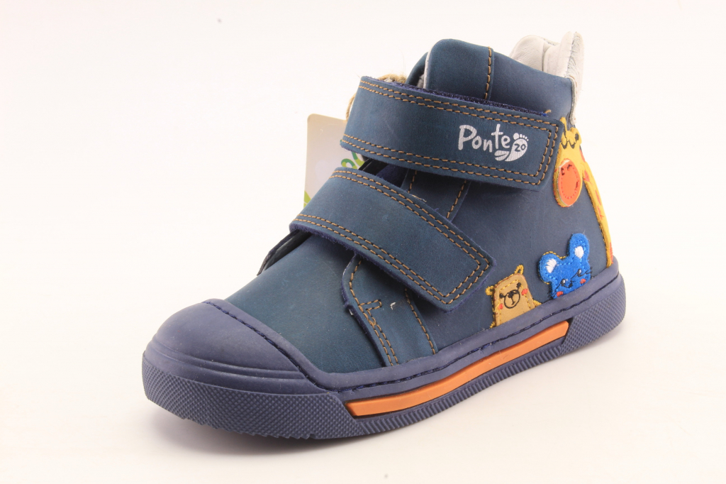 Ponte dětská obuv AC PPB122A-587 Modrá