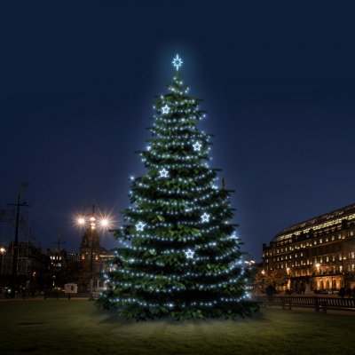 DECOLED LED světelná sada na vánoční stromy vysoké 12-14 m ledová bílá s dekory EFD11 – Hledejceny.cz