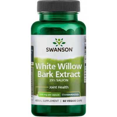 Swanson Maximum Power White Willow Bark 60 kapslí 500 mg – Hledejceny.cz