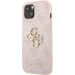 Pouzdro Guess 4G Metal Logo iPhone 13 - růžové – Zboží Mobilmania